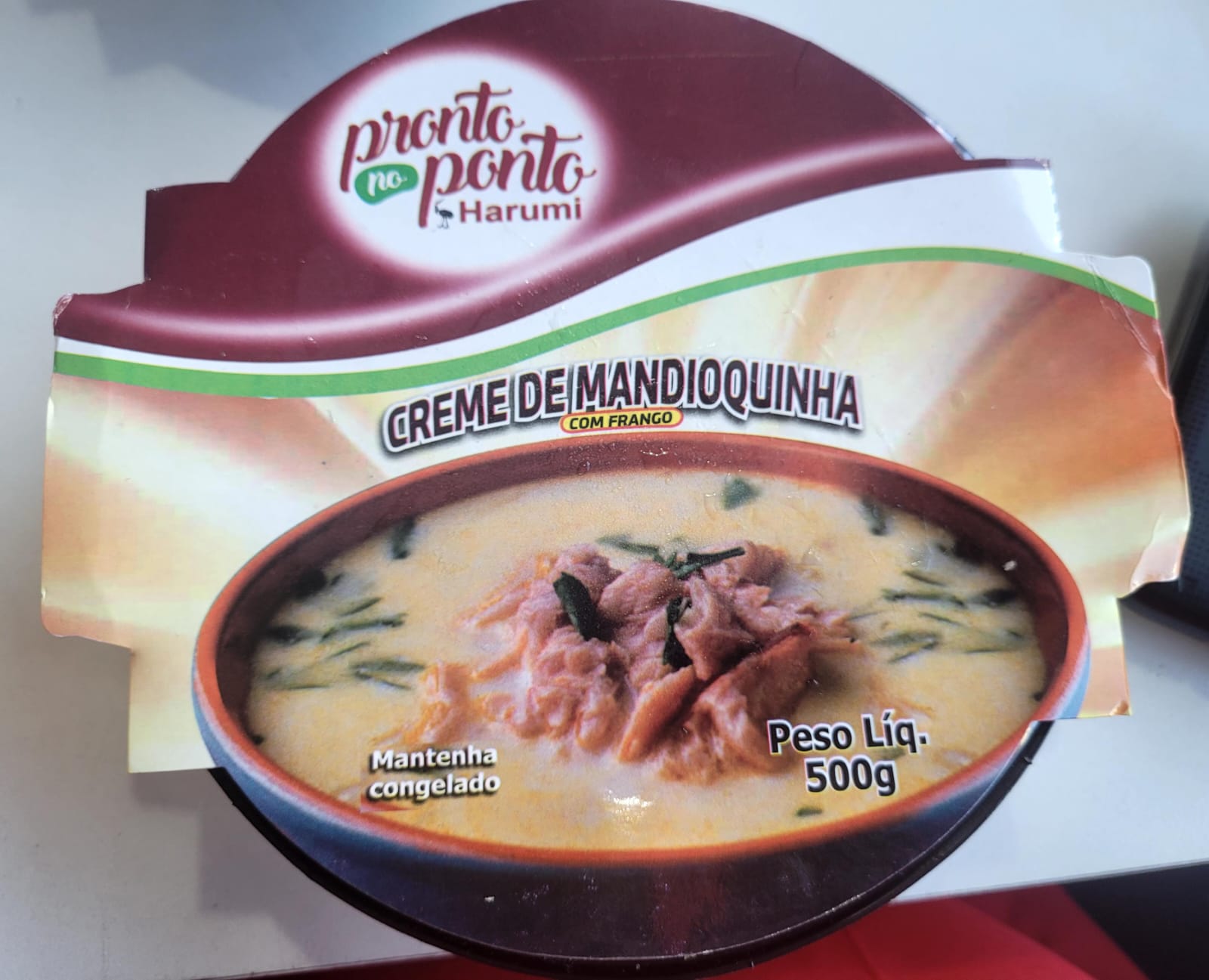 Creme de Mandioquinha com Frango 500g