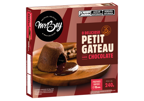 Petit Gateau de Chocolate ( 4 unidades )
