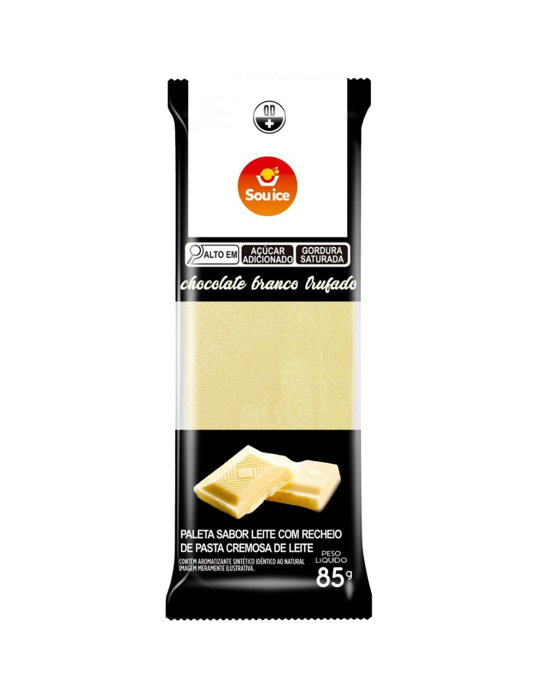 Paleta Chocolate Branco Trufado