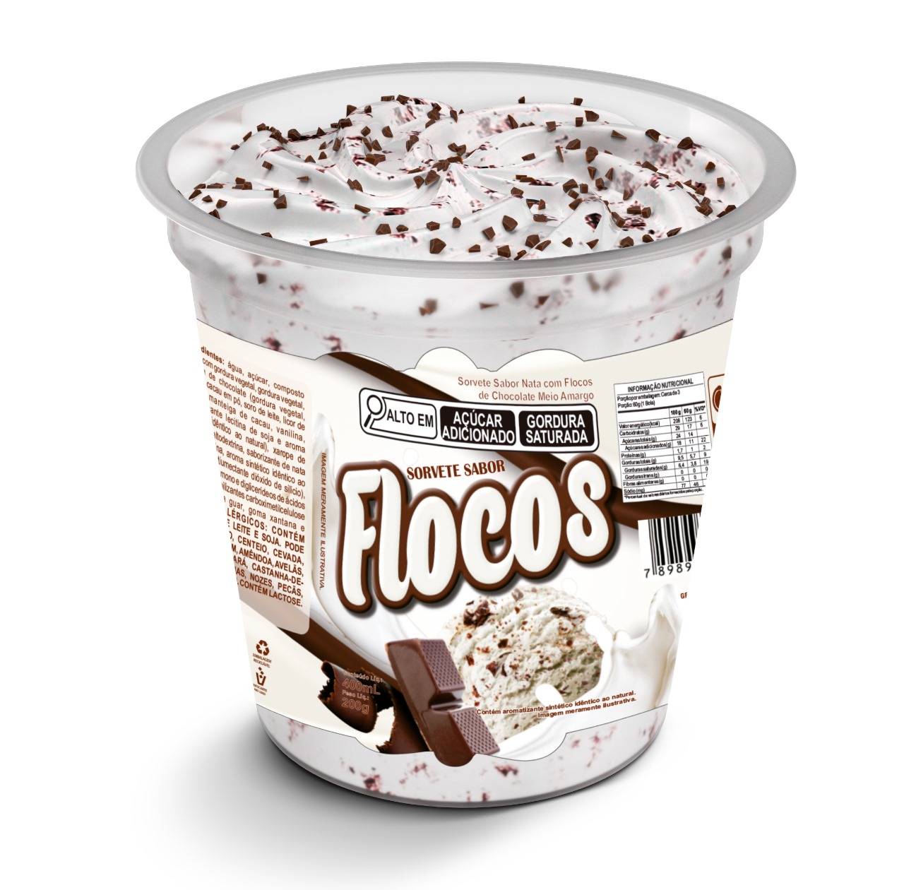 Copão sabor Flocos 400 ml