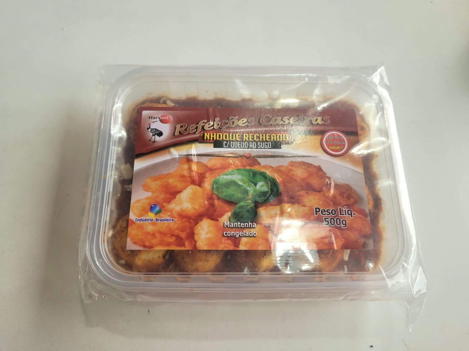 Nhoque Recheado com Queijo ao Molho Sugo 500g