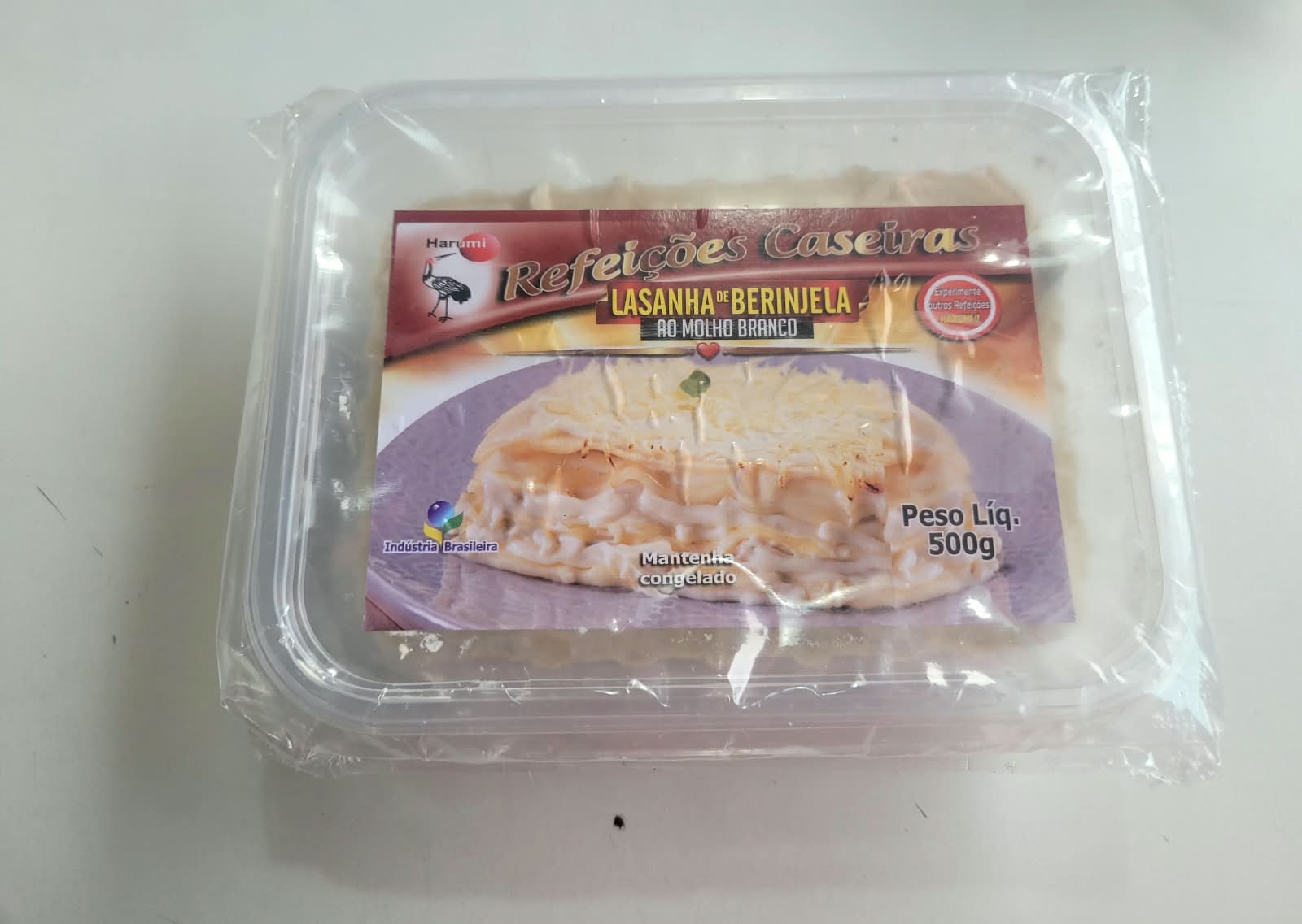 Lasanha de Berinjela ao Molho Branco 500g