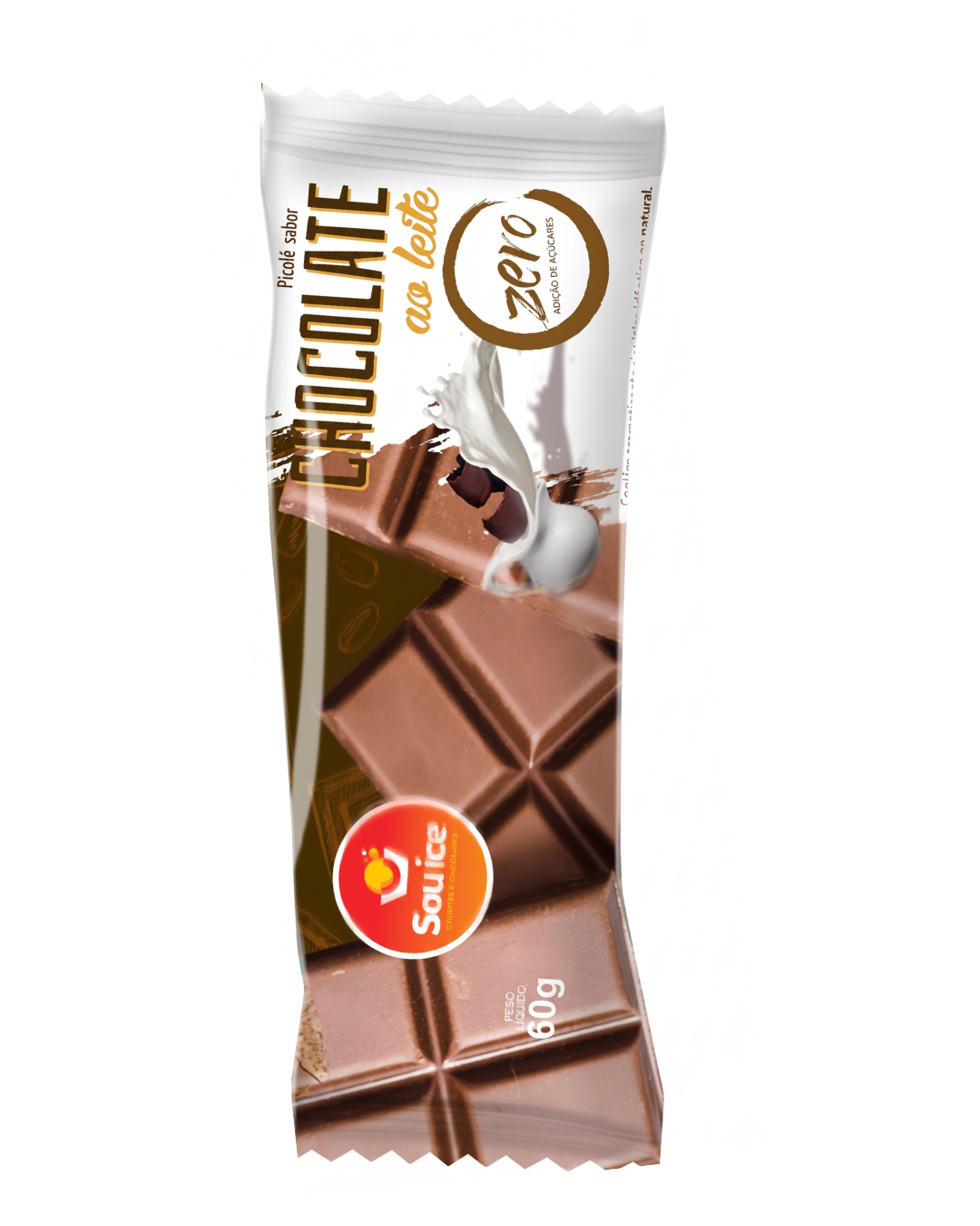 Chocolate ao leite ZERO
