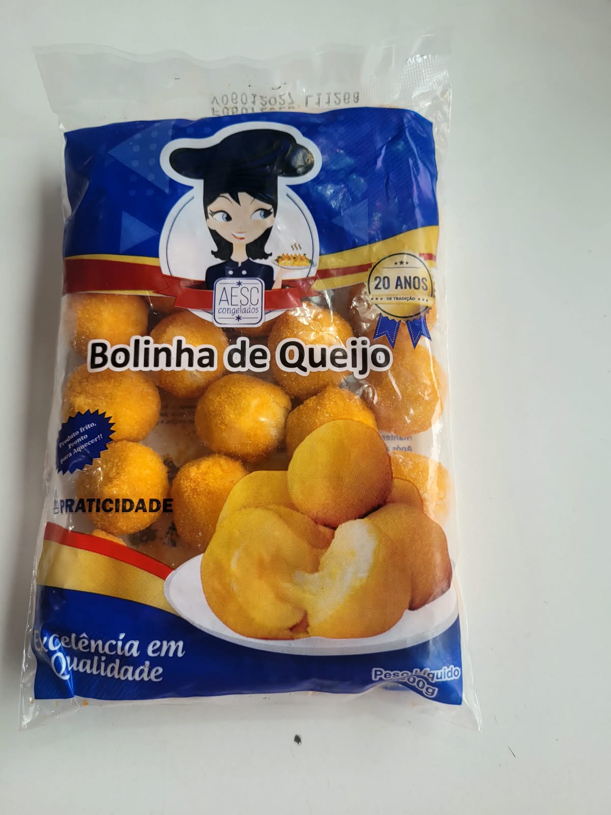Mini Bolinha de Queijo 400g