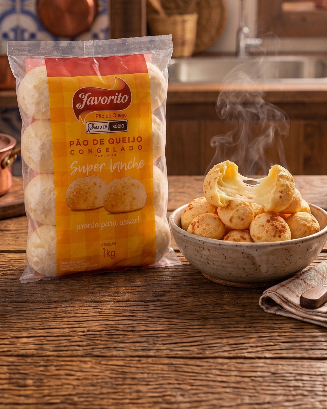Pão de Queijo Super Lanche 1kg