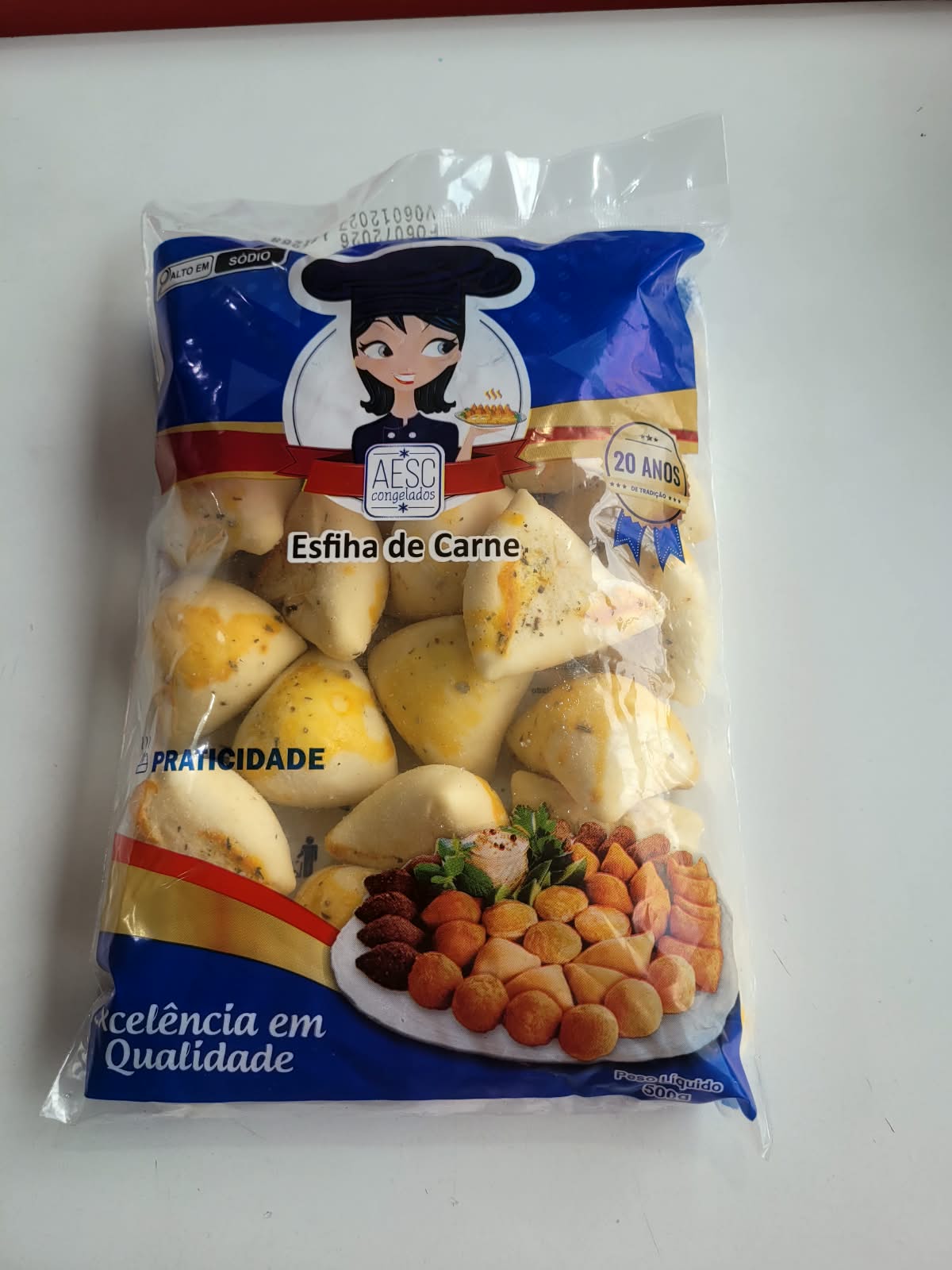 Mini Esfiha de Carne  500g