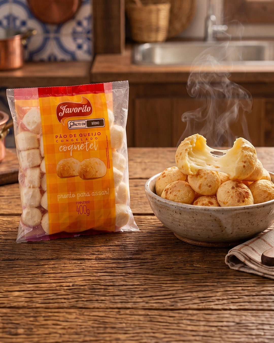 Pão de Queijo Coquetel 400g