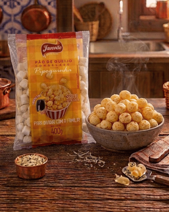 Pão de Queijo Pipoquinha Tradicional 400g